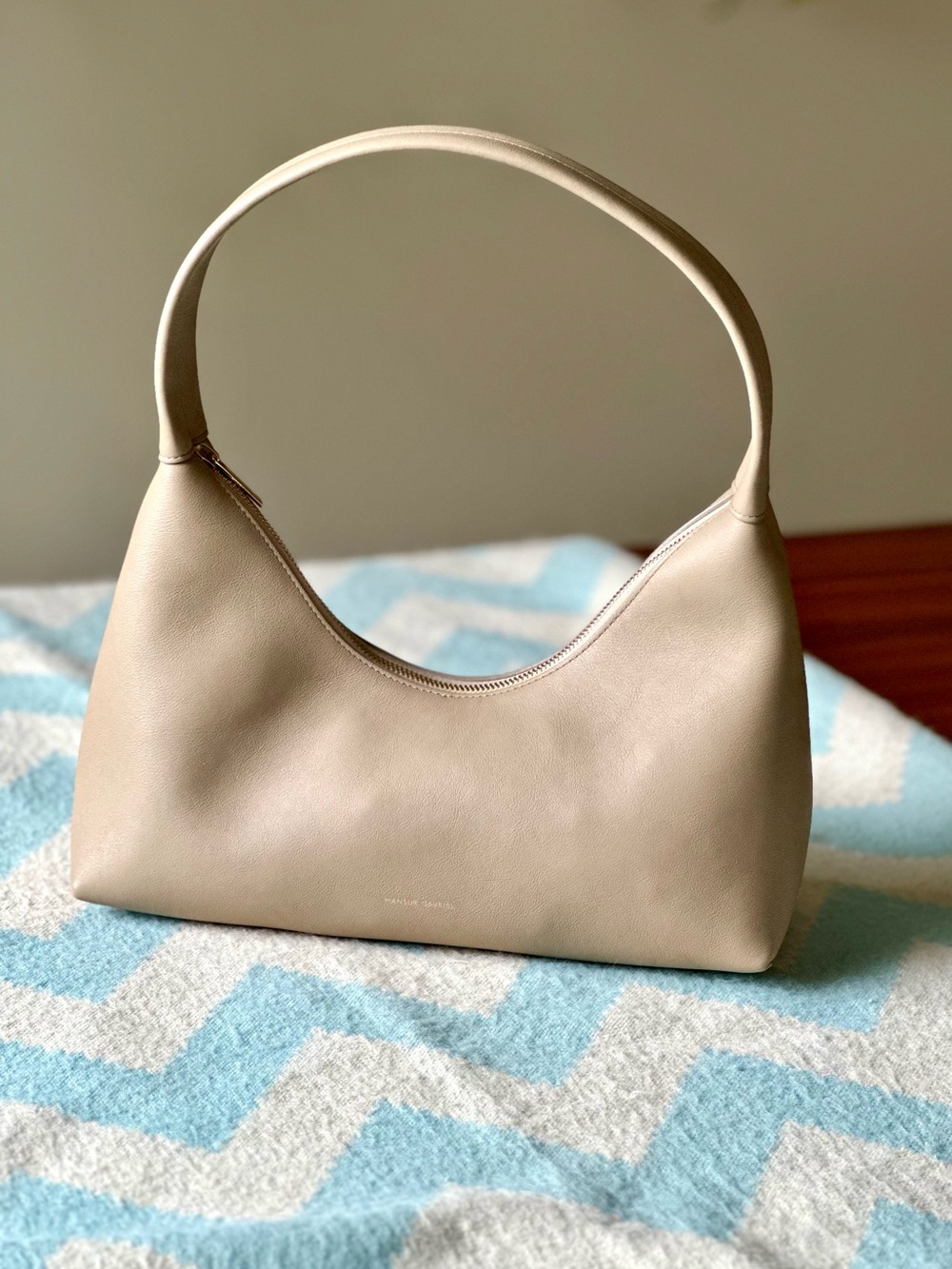 Mansur Gavriel Like-New Candy Hobo, warm grey (taupe) - Picture 3 of 13